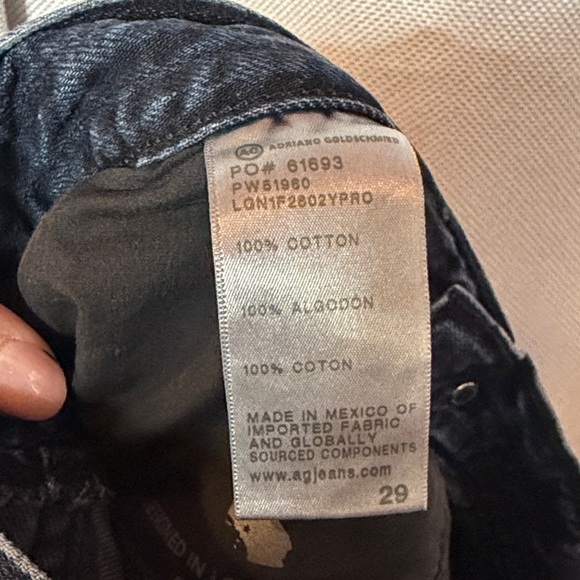 AG Jeans Hattie High-Rise Barrel Jeans Size 29 Japanese Fabric Dark Wash - Picture 8 of 8